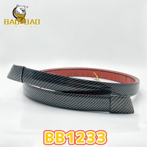 Carbon Fiber Car Light Bar Taillight Decoration Parts Trunk Led Light Auto Parts