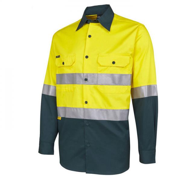 ODM Reflective Safety Shirts Quick Dry Work Construction Reflective Polo Shirts