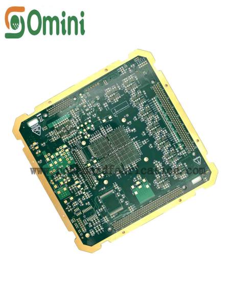 Fabricação Multilayer do PWB da tomada 6L FR4 da resina com o ouro e a borda da imersão chapeados