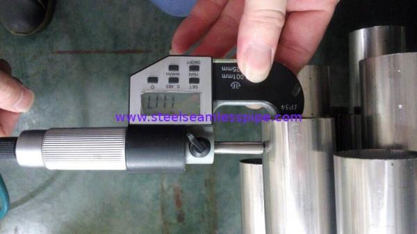 Tubo soldado recozido brilhante soldado de aço inoxidável 38.1*1.2*3000mm do tubo TP304L TP316L TP304 de ASTM A249/A249M