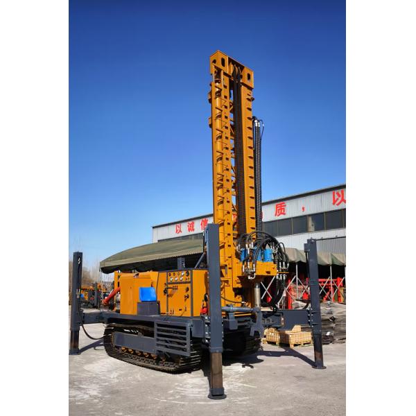 Steel Tracked Pneumatic Water Well Drilling Rig Imported Bermk Oil Pump