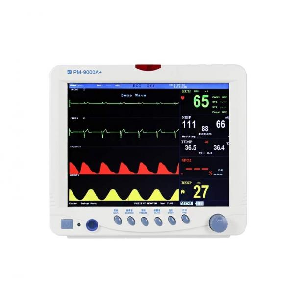 Emergency Hospital Apparatus Touch Screen Patient Monitor with 2 Years Warranty and GB/T18830-2009 Safety Standard for ICU Vital Sign Monitoring