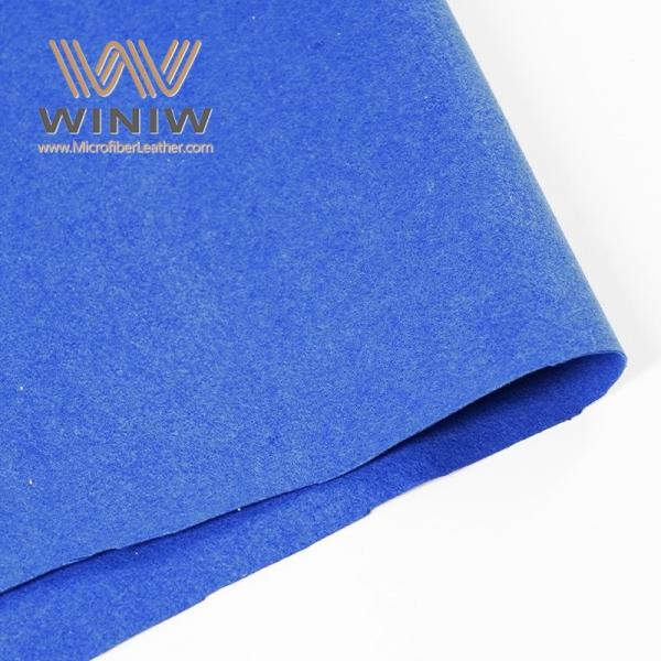 0.6mm High End Micro Suede Leather Velvet Fabric Faux Leather For Show Cases