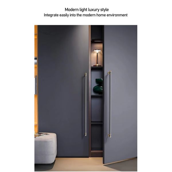Luxury Cabinet Wardrobe Bathroom Cabinet Door Drawer Furniture Handle Hardware Decorative Handle for Kitchen Living Room