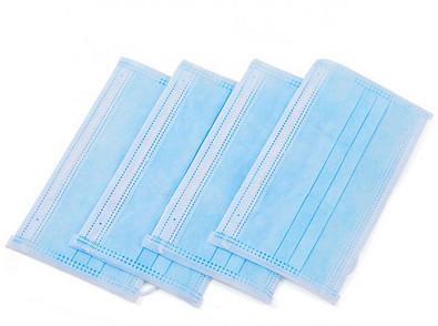 Anti Pollution Surgical Mouth Mask 3 Ply Disposable Face Mask Non Woven Fabric