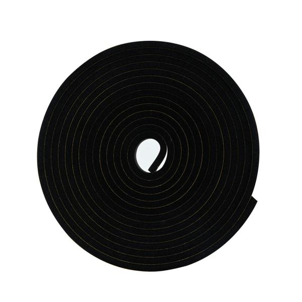 14 Inch Thick Foam Weather Stripping Black Foam Soundproof Tape For Windows