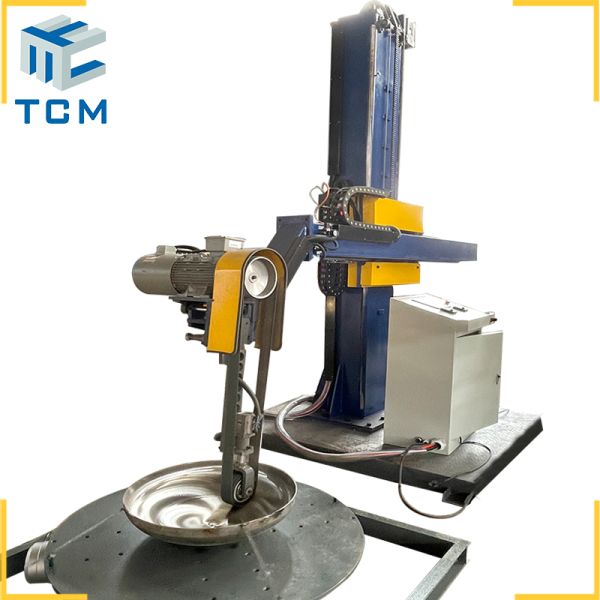 Steel cylinder head Dished Head surface grinding polishing machine