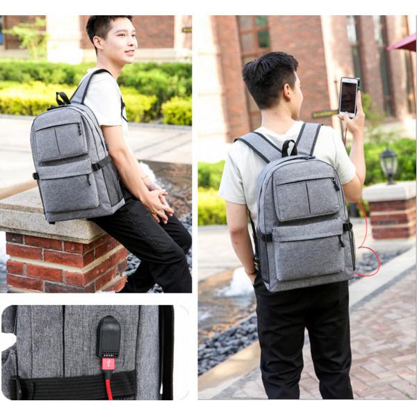 Korean version of schoolbag computer bag student backpack Oxford cloth men's shoulder bag men's bag