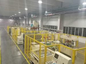 電子レンジ/オーブン用ステンレス鋼製内槽の全自動溶接生産ライン