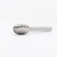 SE-5 Carbide Burr Die Grinder Bit Tungsteno Carbide Burr Ficha rotativa de forma ovalada en el tallo de 1/4 