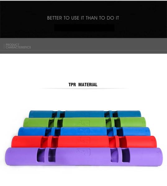 41in TPR Rubber VIPR Fitness Tube Wear Resistant Exercise Equipment Odorless Gym Training