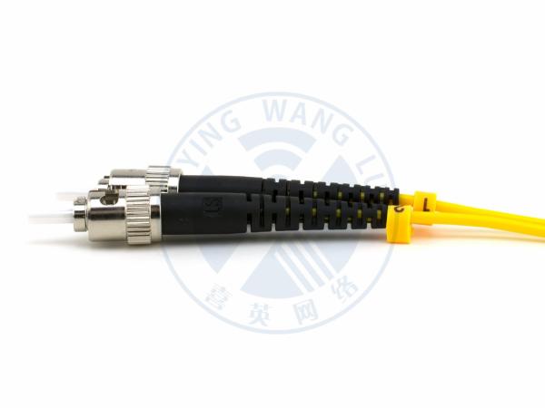 XYFiber single mode duplex fiber optic patch cable 9/ 125 ST to ST