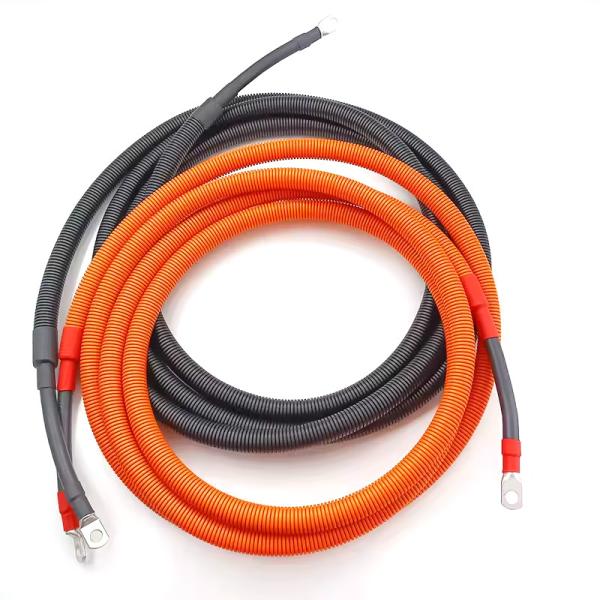 Cable de arnês de fio de comprimento personalizado para acessórios Pv Temperatura de funcionamento -40C-120C