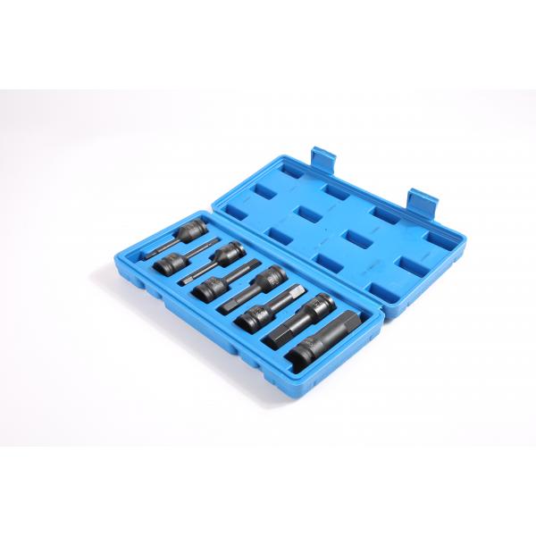 HEX Socket Features in 8PCS CR-MO Hexgagonal Sleeve Electric Tool and Car Repair Set