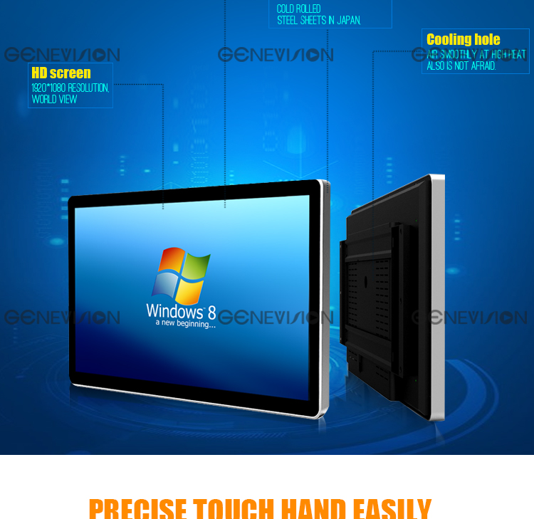 Экран касания Whiteboard LCD держателя стены TFT 500cd/M2