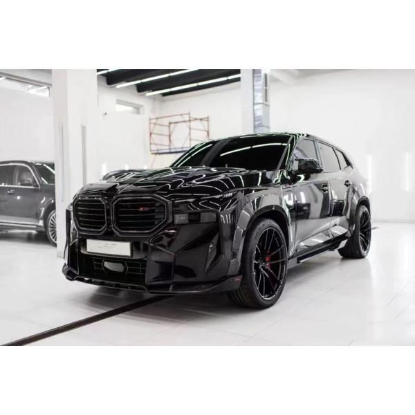 For BMW XM Carbon Fiber Widebody Kit XM Upgrades RNG-style Carbon Fiber Front Lip Diffuser Wheel Arch Spoiler Hood Wide Body