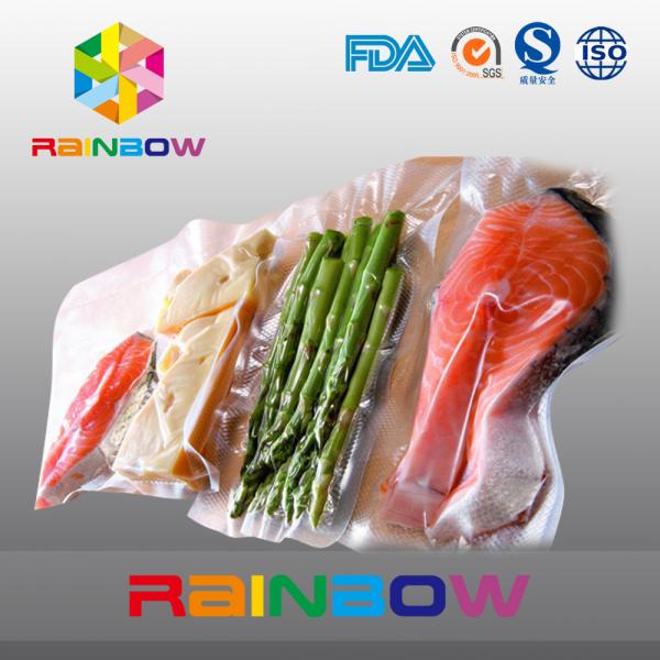 Embossed Food Vacuum Sealer Bags Rolls , Pastry Bag Bear Low Temperature