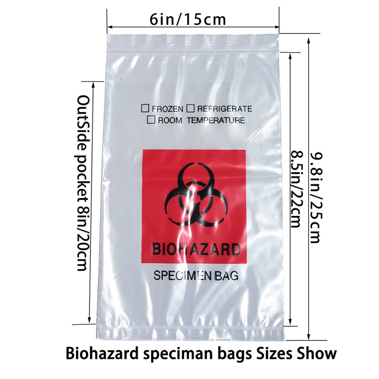 Мешок для мусора Biohazard образца полипропилена k с мешком документа