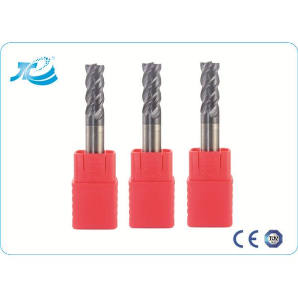 Square High Performance End Mills 4 Flute End Mill HRC 55 / 60 / 65