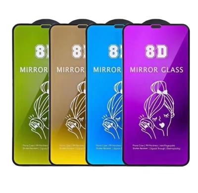 Full Cover Cell Phone Screen Protector 8D Mirror Anti Shock OEM