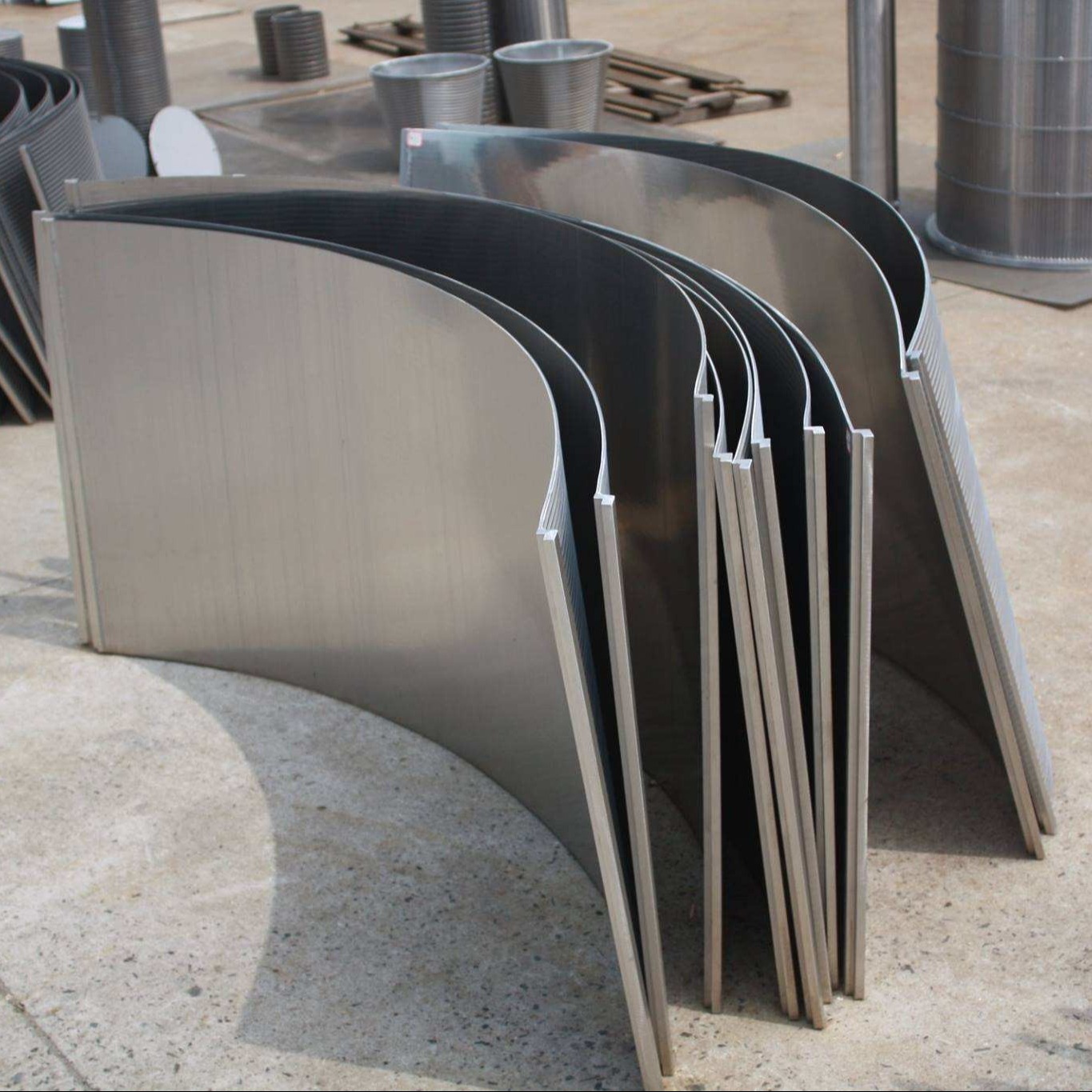 Нержавеющая сталь 304 Джонсон клин проволочный экран Sieve Bend Screen Coanda экран