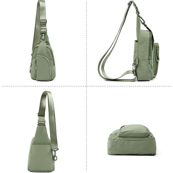 Small Mini Travel Sports Waterproof Nylon Shoulder Crossbody Sling Bag For Men Pillow