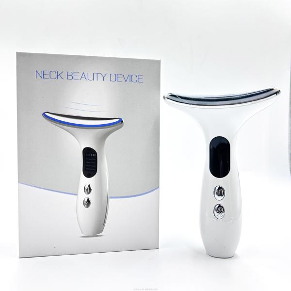Neck and Face Lifting Treatment Waterproof Skin Tightening Vibration Massager 4 Modes