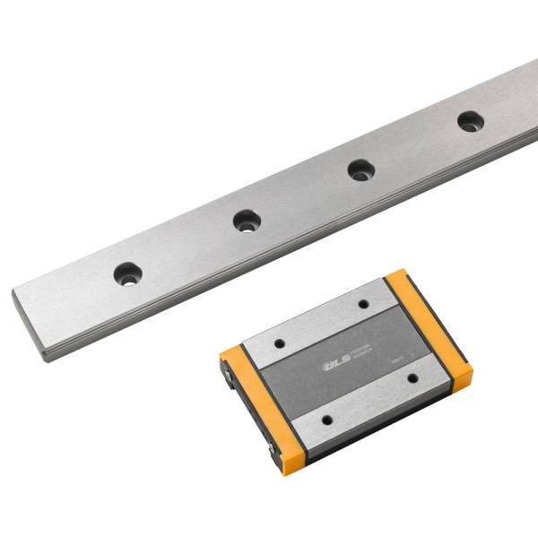 FBSS12WL 24mm Mini Stainless Steel Linear Guide Rails With Carriage Block