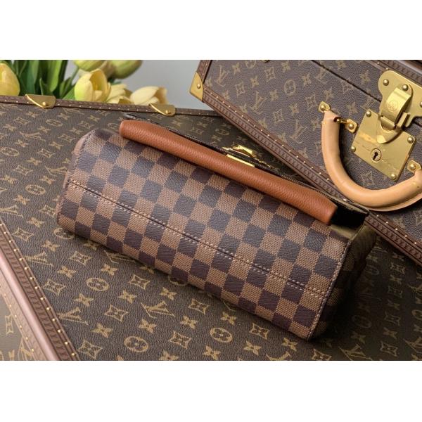 M40108 M40109 M401130 M40312 Damier Ebene Carvas And Soft Cowhide With Unique Design Chain Cross-Body Bag