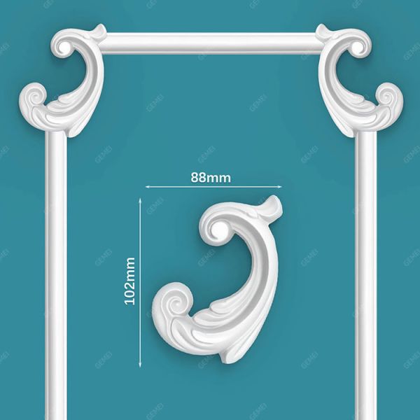 GD-85003-15 Hot-Sale Polyurethane Foam Flat Fireproof Interior Decorative Wainscoting For Home Office