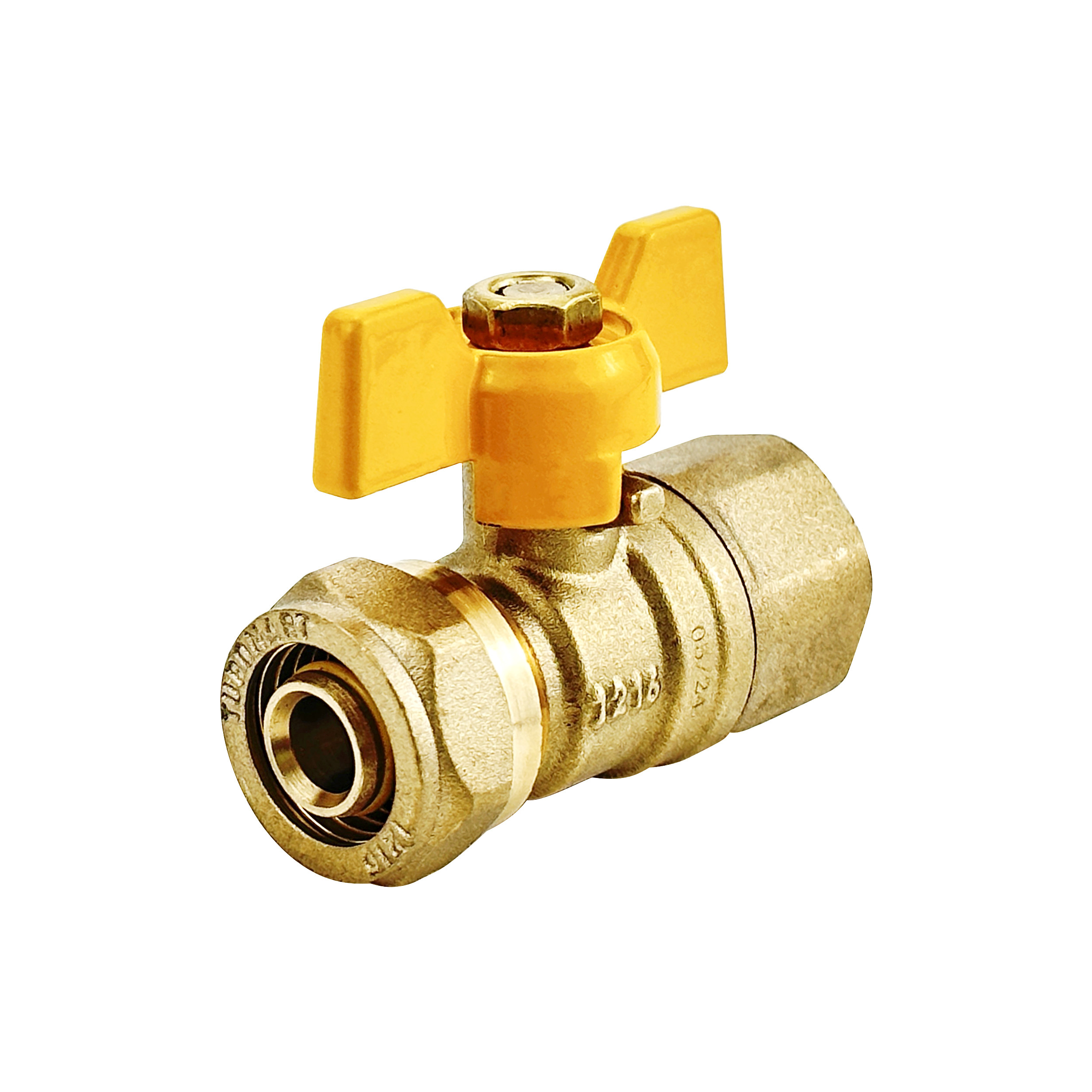 1/2' DN 20 шаровой газовый клапан латунный шаровый клапан 16 мм PE-AL-PE PEX AL PEX газовый трубный шаровый клапан