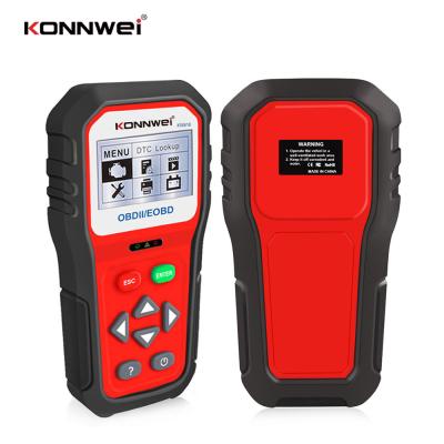 A atualização gratuita Handheld 2,8 polegadas de apoio preto e branco do verificador KW818 da bateria de carro da tela leu e apagou códigos de falha
