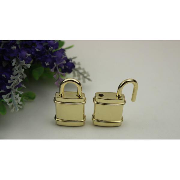 Hot Sale Fake Decorative Gold Metal Handbag Lock Without Keys