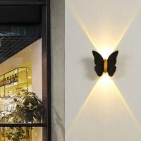 Lumière murale en aluminium papillon extérieur