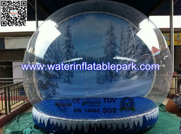 Advertising Large Inflatable Bubble Tent  Outdoor with 2 Tunnels
