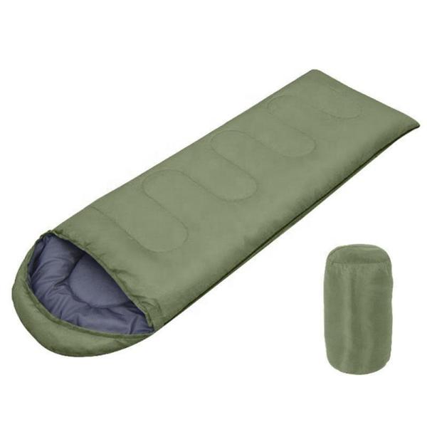 Acampamento ao ar livre cores personalizadas impermeáveis saco de dormir grande com algodão quente