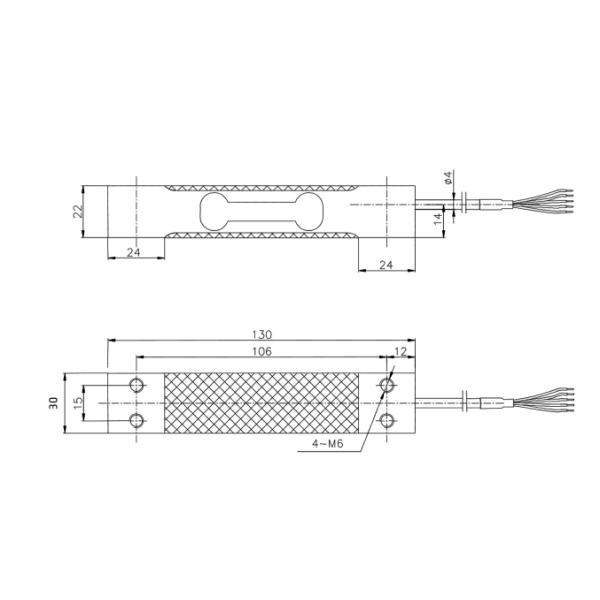 High Precision Aluminum Alloy Single Point Load Cell 3kg To 30kg For Parallel Use(WL-114)