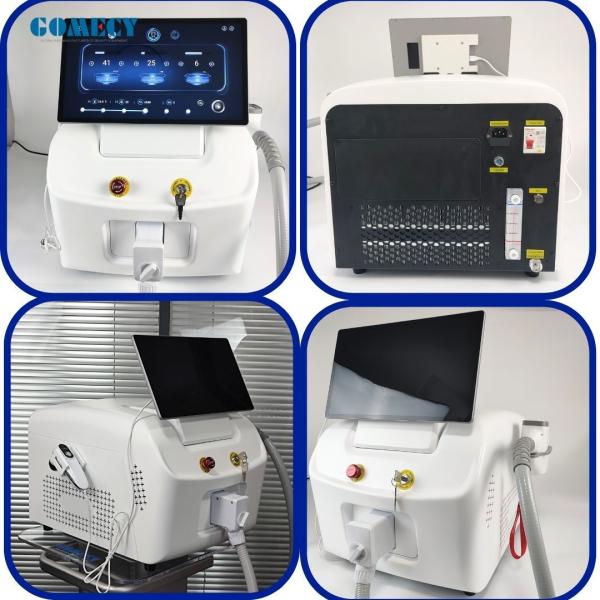Analyseur de peau d'intelligence artificielle rajeunissement de la peau épilation laser à diode de 4 longueurs d'onde 755 808 940 1064nm machine d'épilation au laser à diode de glace