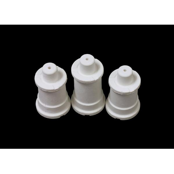2.6-2.7g / Cm3 Refractory 75% Alumina Ceramic Column For Firing Ceramic