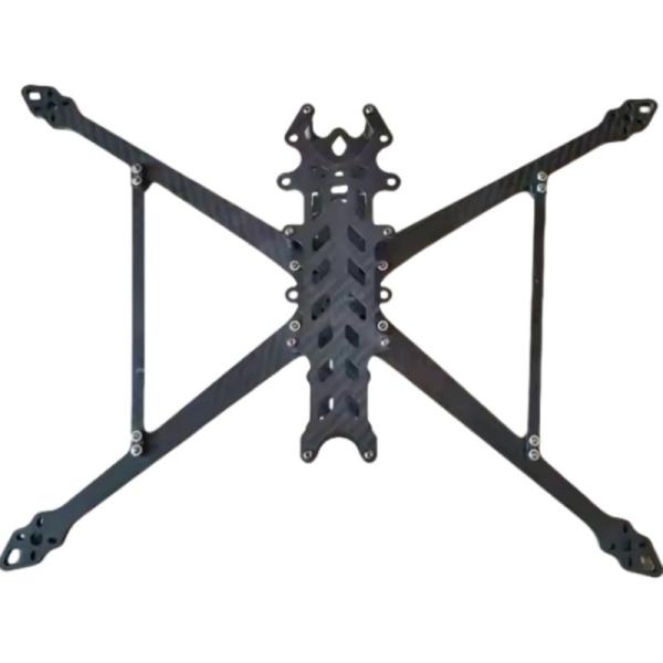Hot Selling DF -V2 10inch FPV Carbon Fiber Freestyle Drone Frame with Arm 7mm Weight 310g for RC Racing  Long Range Drone Part