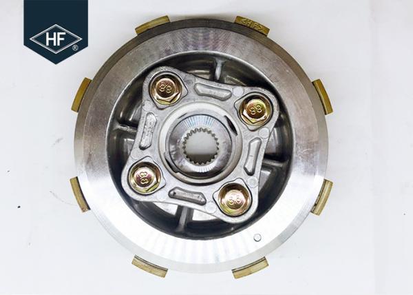 Titan Honda Motorcycle Clutch Kits , Silver / Black 150cc Clutch Disc Assembly 