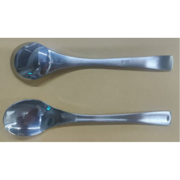 Elegant 304 Replacement Stainless Flatware Dessert Spoon Set Medium Size Polished Tableware For Cake Ice Cream