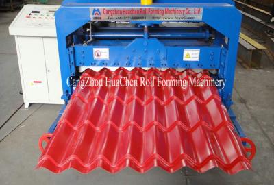 Rolo vitrificado da telha da onda telhado hidráulico que forma o equipamento do formulário da máquina/rolo