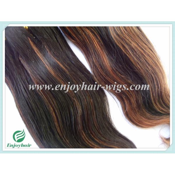 Malaysian 5A virgin remy hair weave ,mix color 1B#/33# body wave 10''-26''length hair