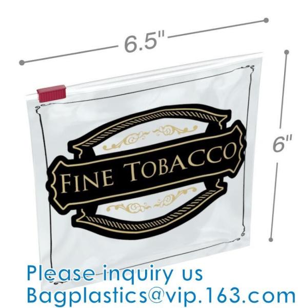Cigar Bags With Slider Lock, Fine Cigars, Cigar Pages, Tobacco, Tobacco Storage Bags With Slider Zipper