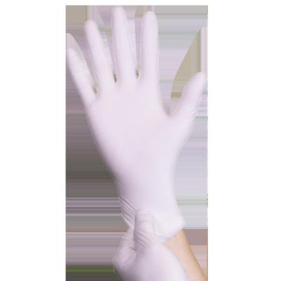 Luva descartável cirúrgica 8 Mil White Disposable Gloves do nitrilo