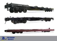 40 Feet Container Flat Wagon Flatcars 120 km/h 1520mm Gauge Railroad Flatcars