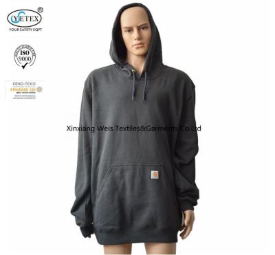 Inherent Winter Cotton Fr Flannel Flame Resistant Long Sleeve Shirts With Hood