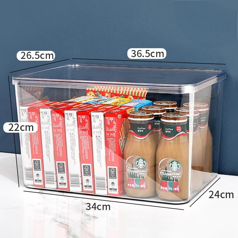 PET Thickened Storage Box Moisture-Dust Proof Rectangle Plastic for Multi-Grain Snacks & Clothing Load Capacity 5kg