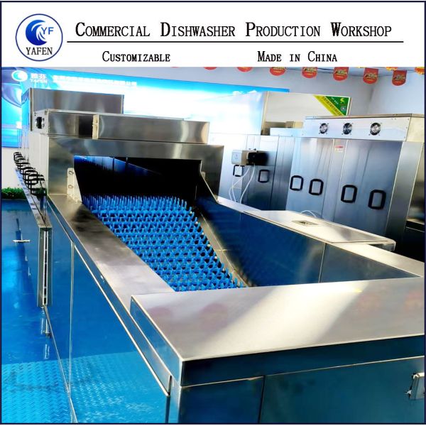 Plunge‑type Commercial Dishwasher SUS304 Stainless Steel Automatic Sink Down Dish Washing Machine for Restaurant Hotel Canteen Kitchen
